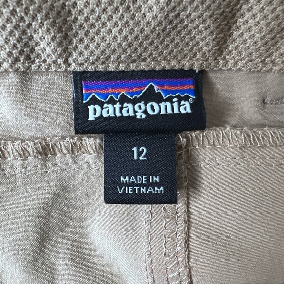 Patagonia Tan Lightweight Hiking Pants Size 12 - Picture 11 of 11